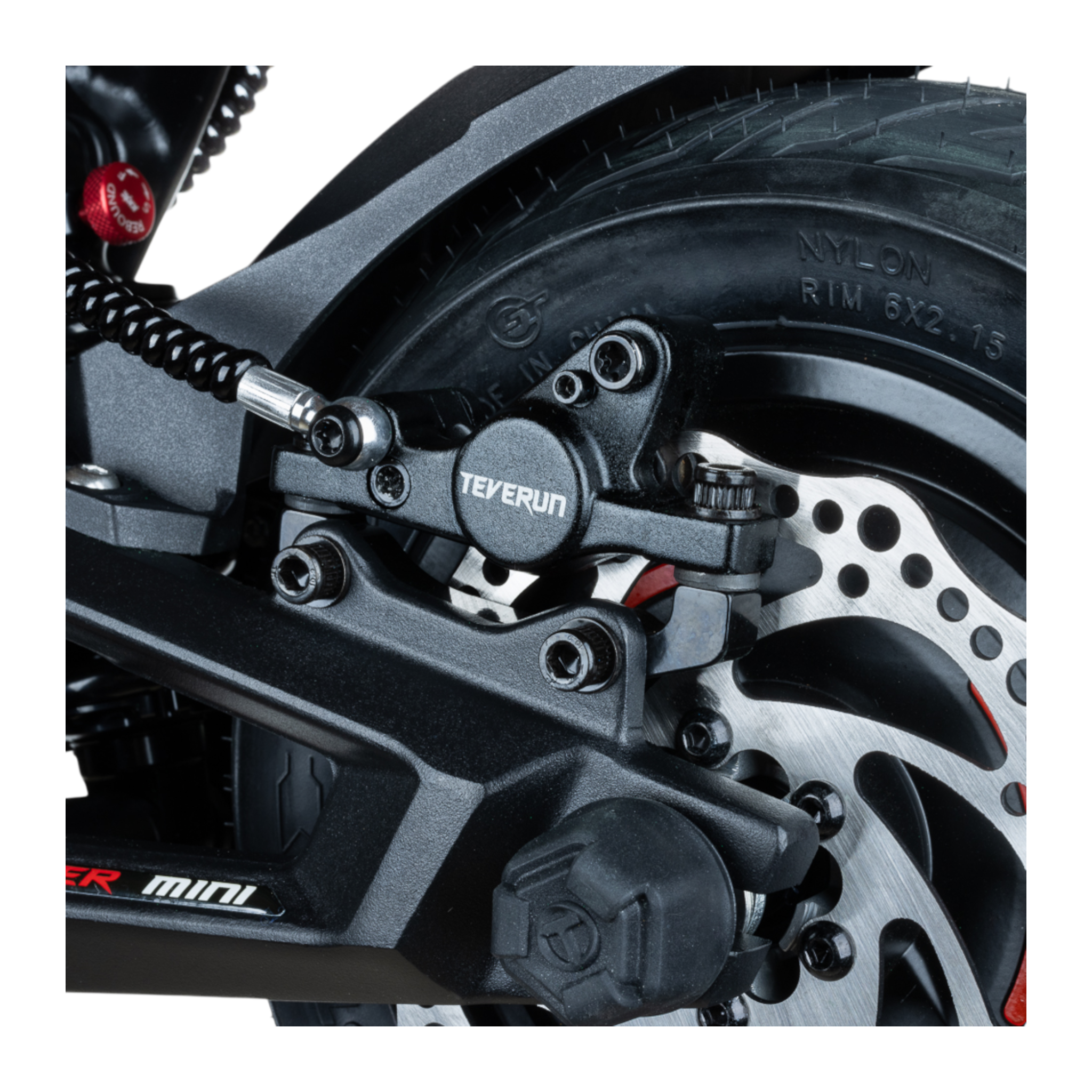 Teverun Fighter Mini Pro Aluminium-Rahmen — Detail