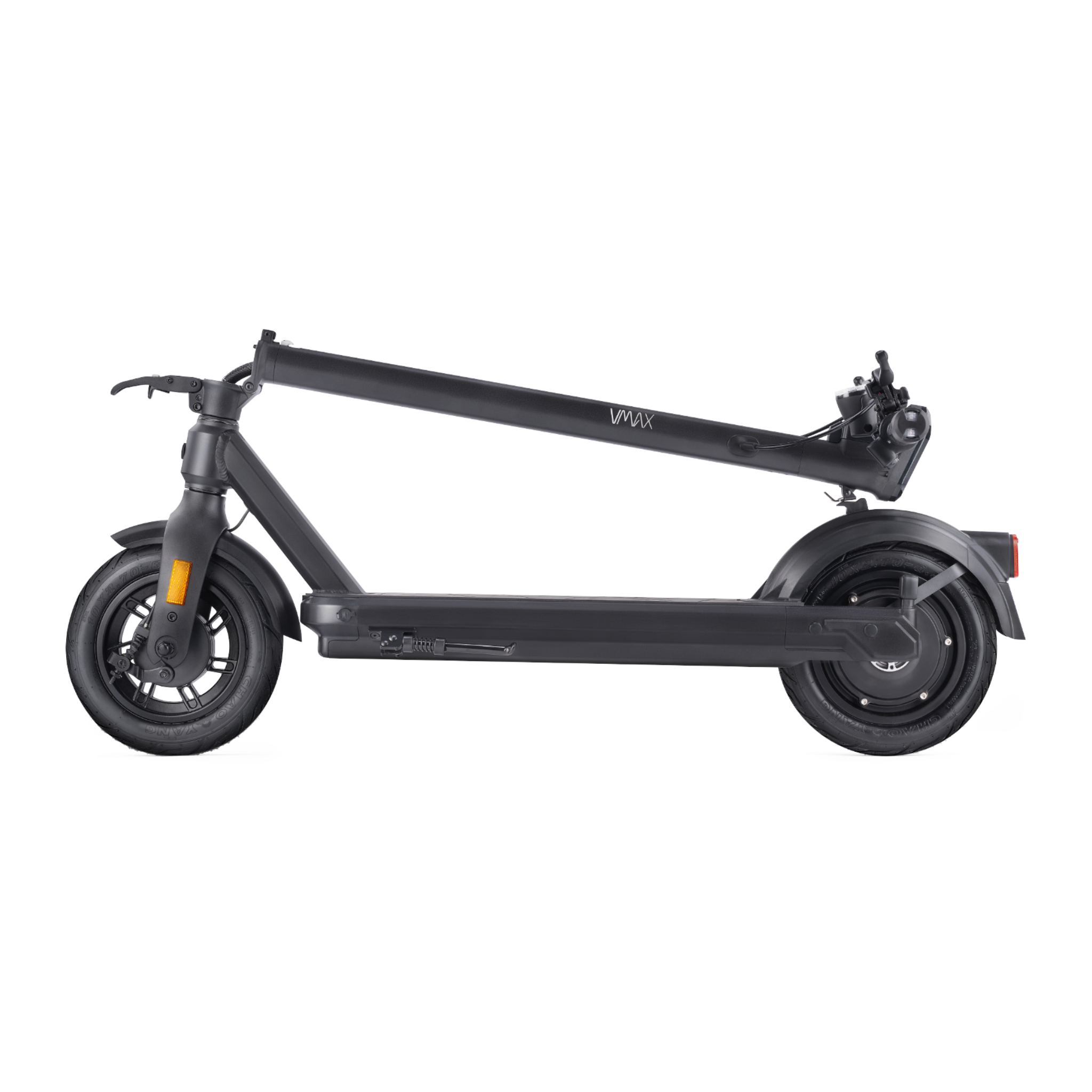 VMAX VX2 Pro zusammengeklappt — transportfähig