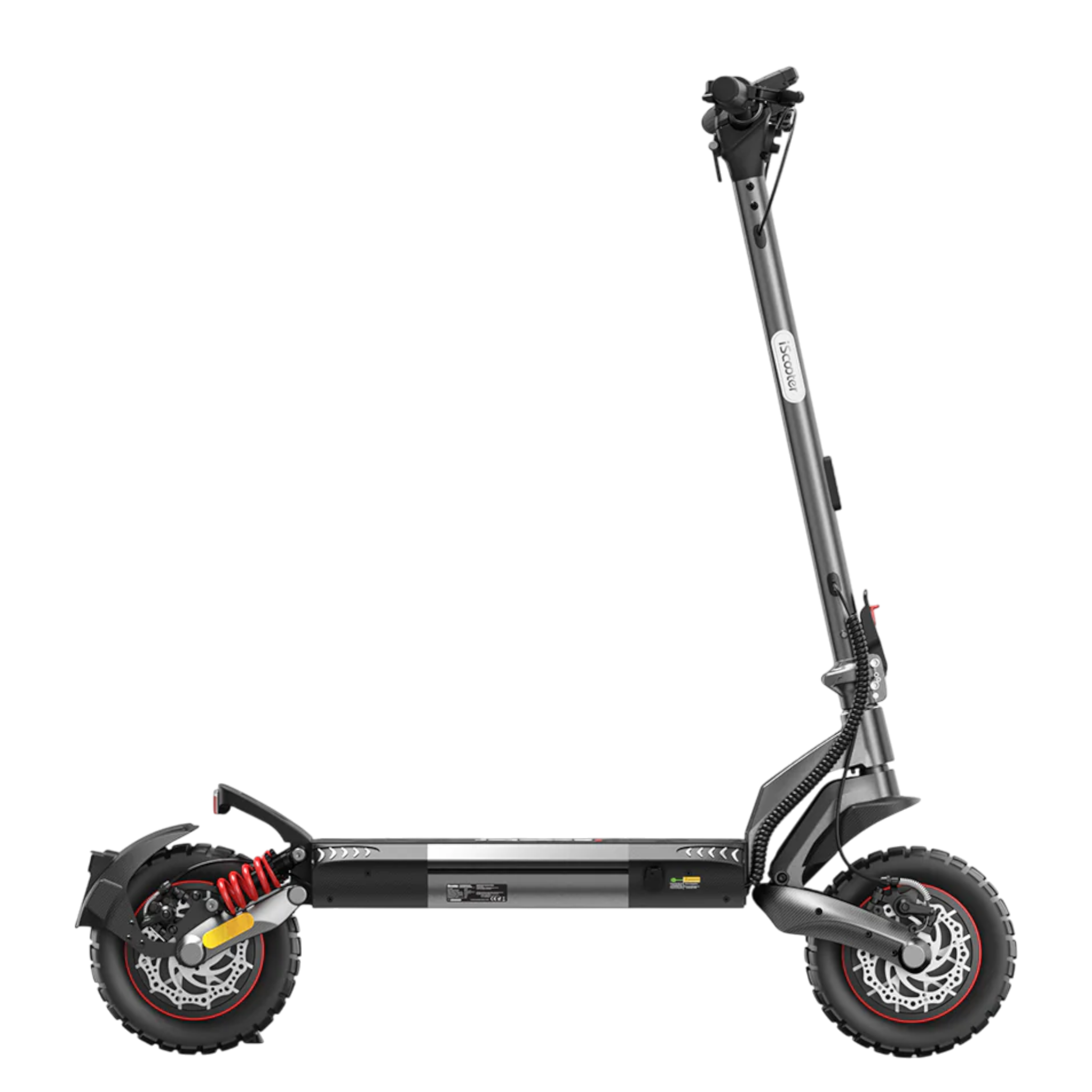 iScooter iX7 — Frontansicht mit LED-Frontlicht und Blinkern