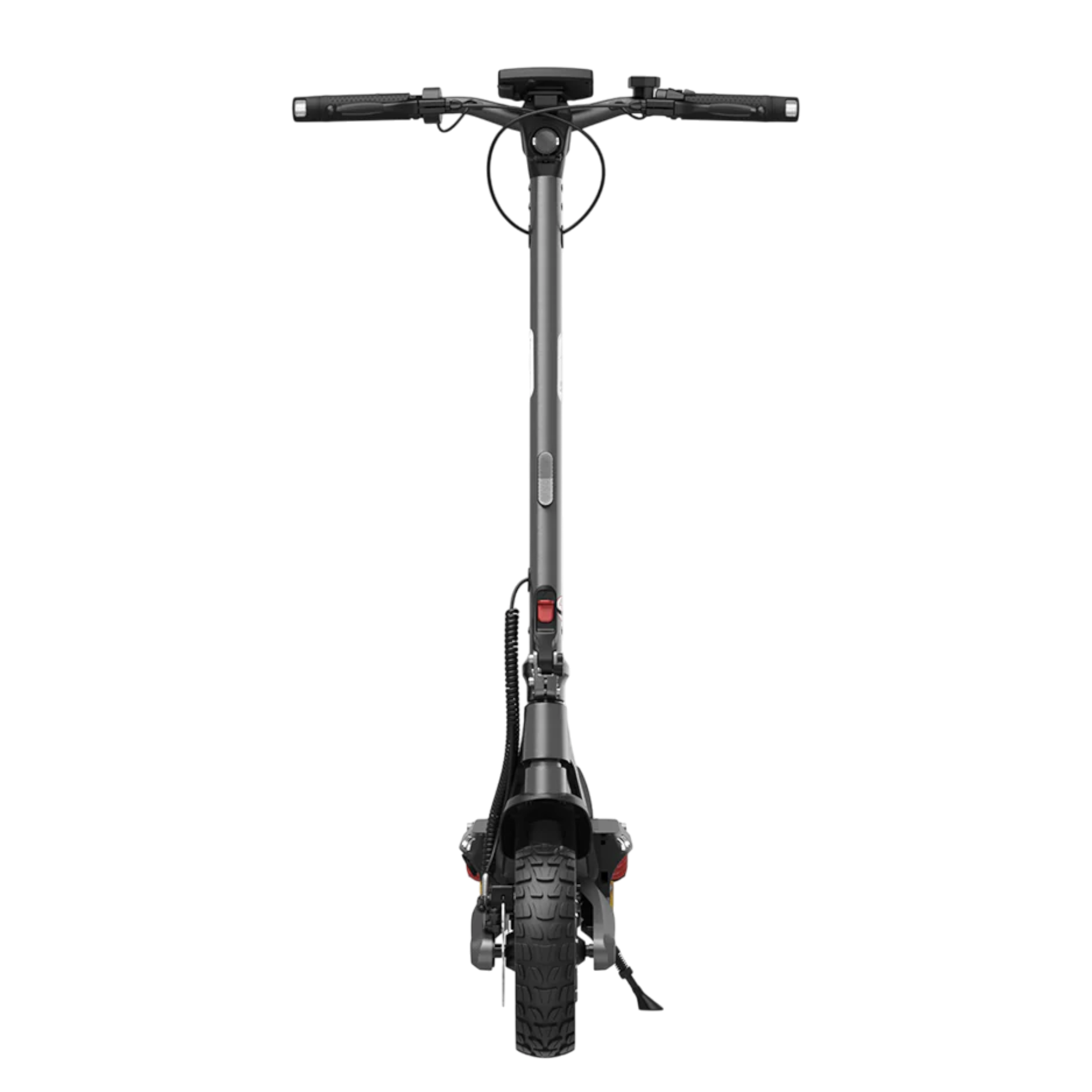 iScooter iX7 — Heck mit Bremslicht und Blinkern am Griff